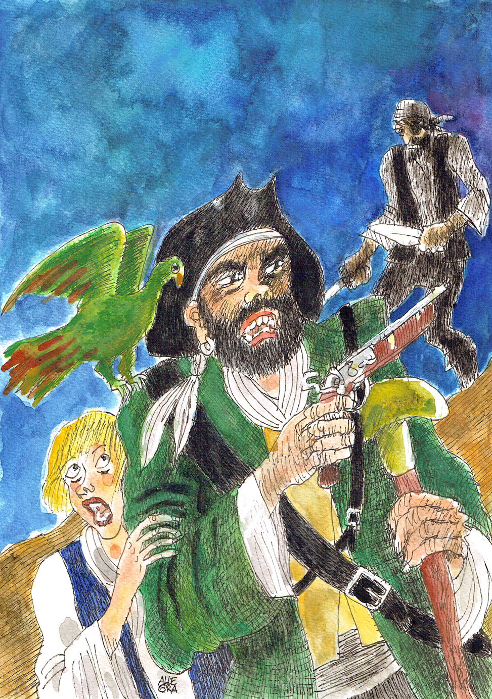 LA VERA STORIA DEL PIRATA LONG JOHN SILVER 1/2